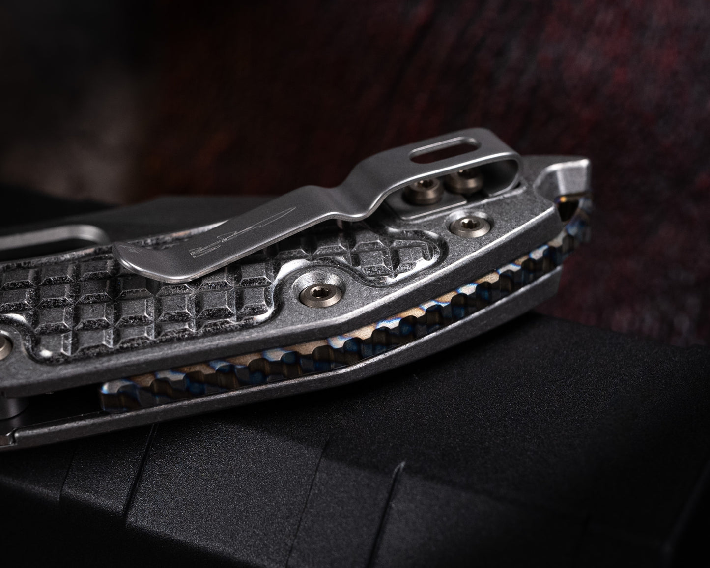Marfione Select Stitch Ram-Lok Full Serrated Stonewashwash Finish Frag Pattern