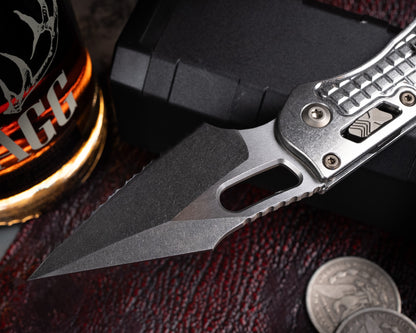 Marfione Select Stitch Ram-Lok Full Serrated Stonewashwash Finish Frag Pattern