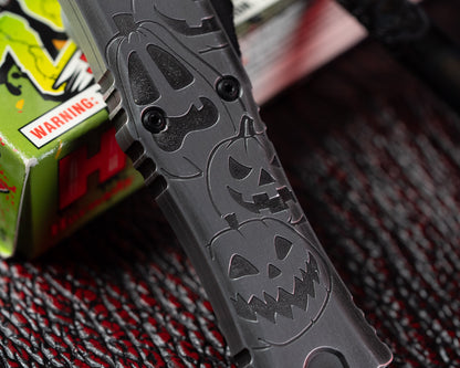 Microtech Hera II Mini Brushed Metal 1702M-1BMHWJLS Jack-o'-Lantern Standard, Signature Series - RK