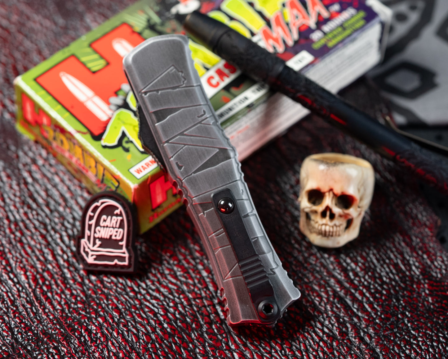 Microtech Hera II Mini Brushed Metal 1702M-1BMHWMYS Mummy Wrap Standard, Signature Series - RK