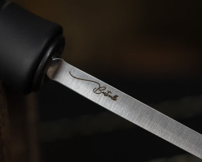 Bastinelli Ventilation Fairbairn Rapier Hand Ground Tri-Edge Spike w/ 3D Printed Sheath