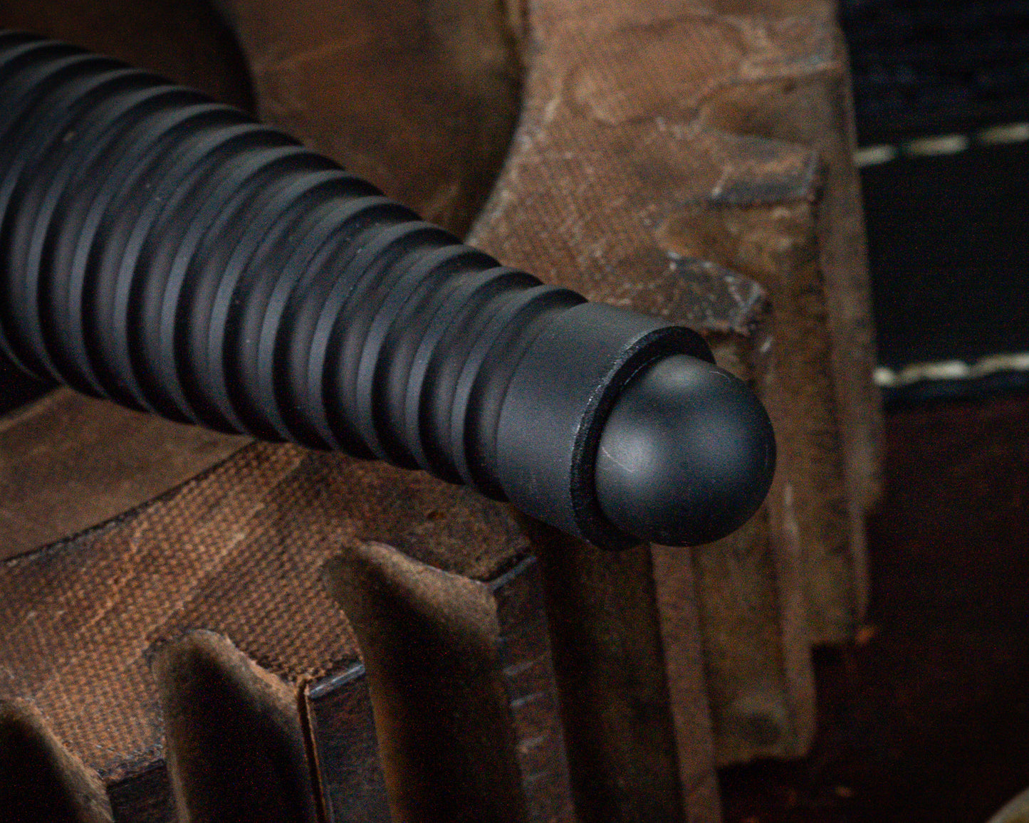 Bastinelli Ventilation Fairbairn Rapier Hand Ground Tri-Edge Spike w/ 3D Printed Sheath