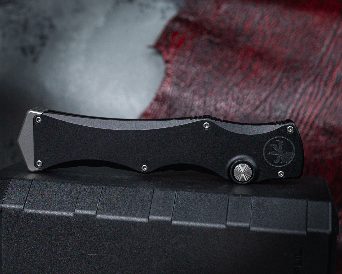 Microtech Marfione Select Halo IV 3.8" Single Edge Stonewash Finish