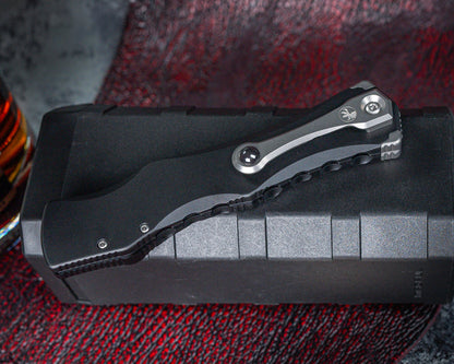 Microtech Marfione Select Halo IV 3.8" Single Edge Stonewash Finish