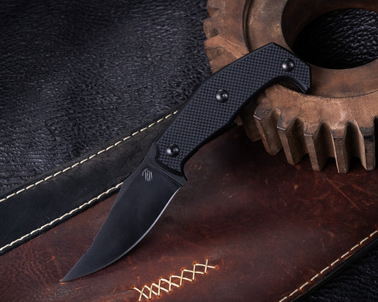 Bastinelli Mood Black Fixed Blade w/ Black PVD Blade