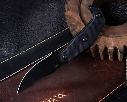 Bastinelli Mood Black Fixed Blade w/ Black PVD Blade