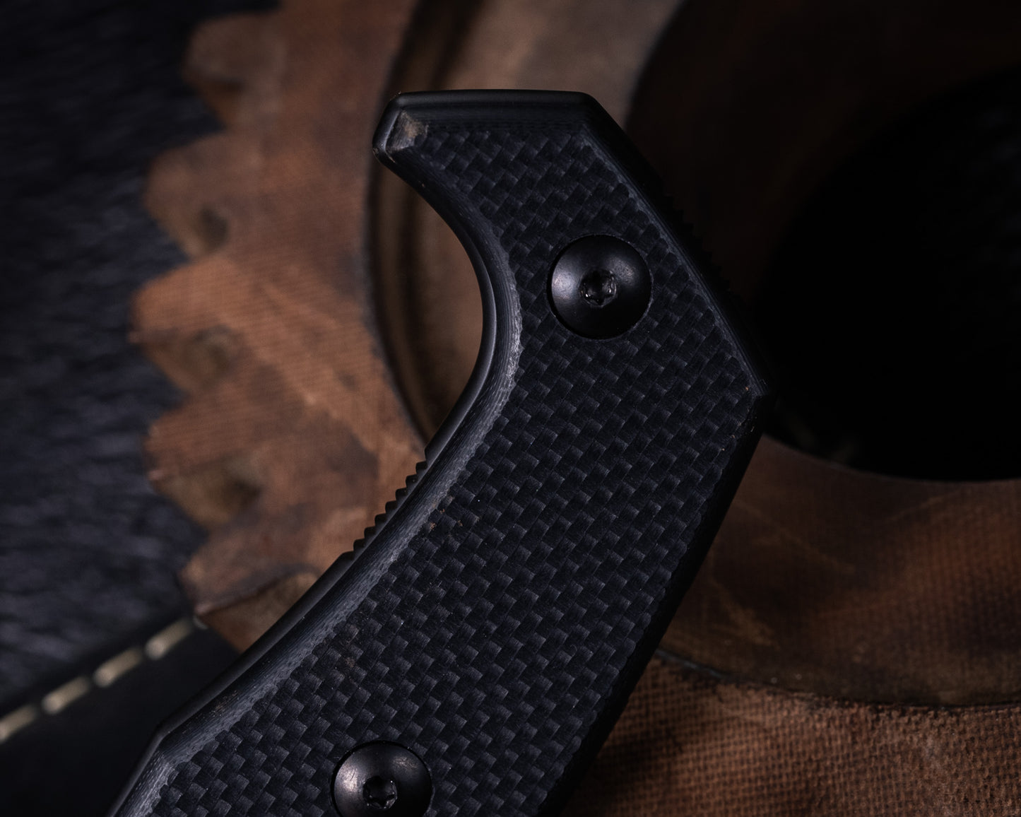 Bastinelli Mood Black Fixed Blade w/ Black PVD Blade