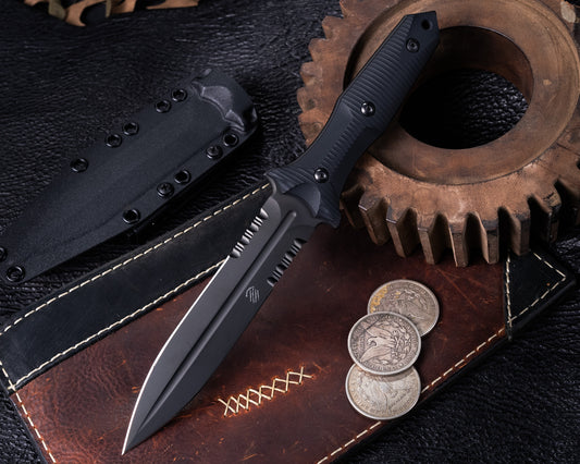 Bastinelli Grozo Fixed Blade w/ Black PVD Blade