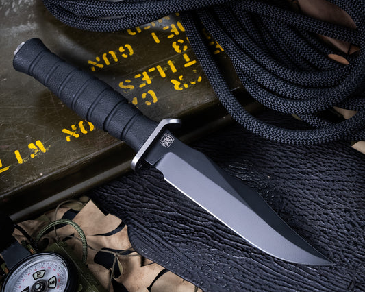 Defiant7 M320V Fixed Blade w/ Black Cerakote Blade