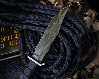 Defiant7 M320V Fixed Blade w/ Tiger Stripe Blade