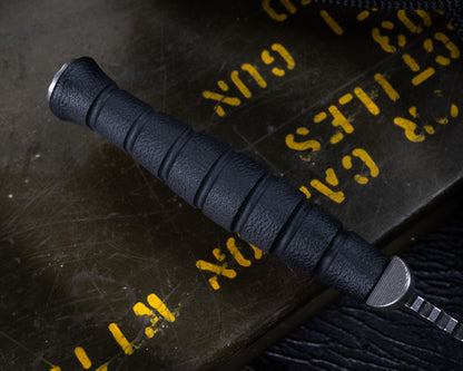 Defiant7 M320G Fixed Blade w/ Stonewashed Blade