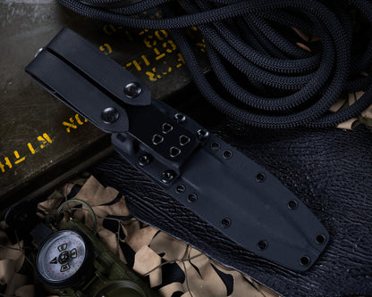 Defiant7 M320G Fixed Blade w/ Black Blade