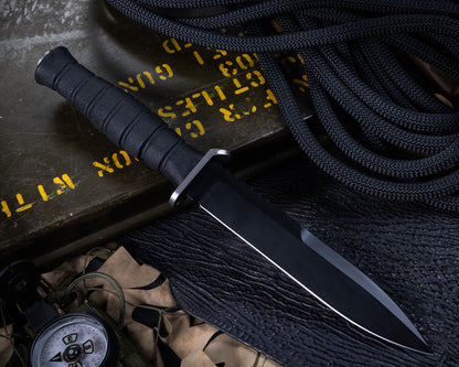 Defiant7 M320G Fixed Blade w/ Black Blade