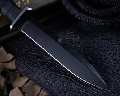 Defiant7 M320G Fixed Blade w/ Black Blade