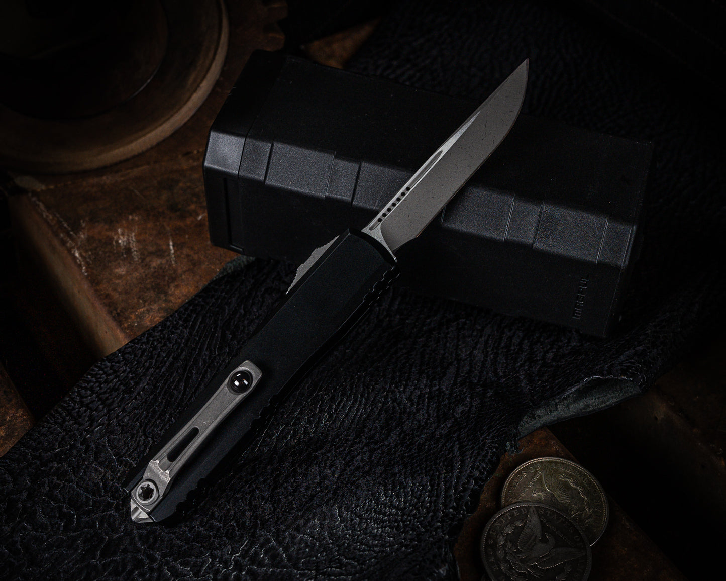 Microtech Ultratech Gen IV Black S/E Apocalyptic