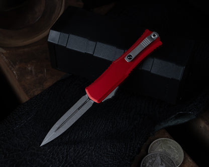 Microtech Hera II Mini D/E Red Apocalyptic Standard