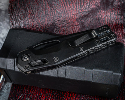 Microtech Marfione Select MSI Ram-Lok DLC Titanium Slab Side Full Serrated