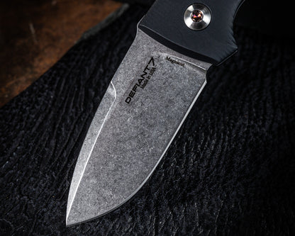Defiant 7 Alpha 2.8" Stonewash Button Lock