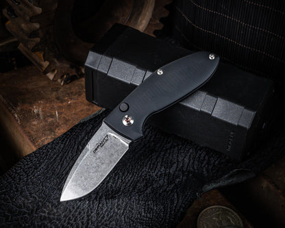 Defiant 7 Alpha 2.8" Stonewash Button Lock