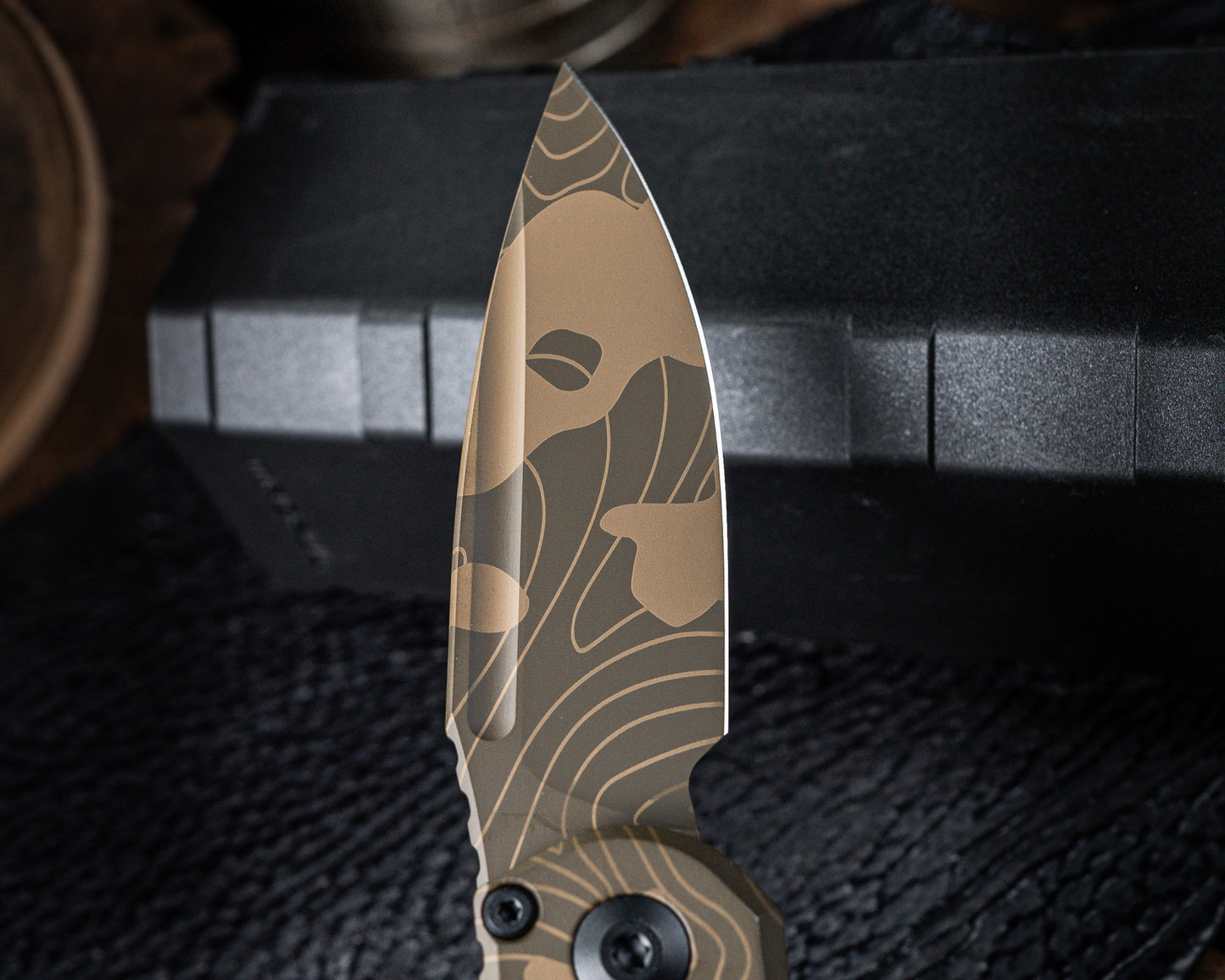 Microtech LUDT Gen III Signature Series Topographic Badlands Camo Standard