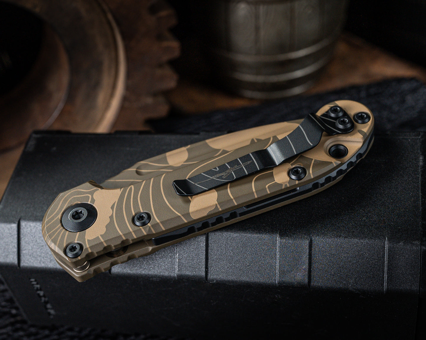 Microtech LUDT Gen III Signature Series Topographic Badlands Camo Standard