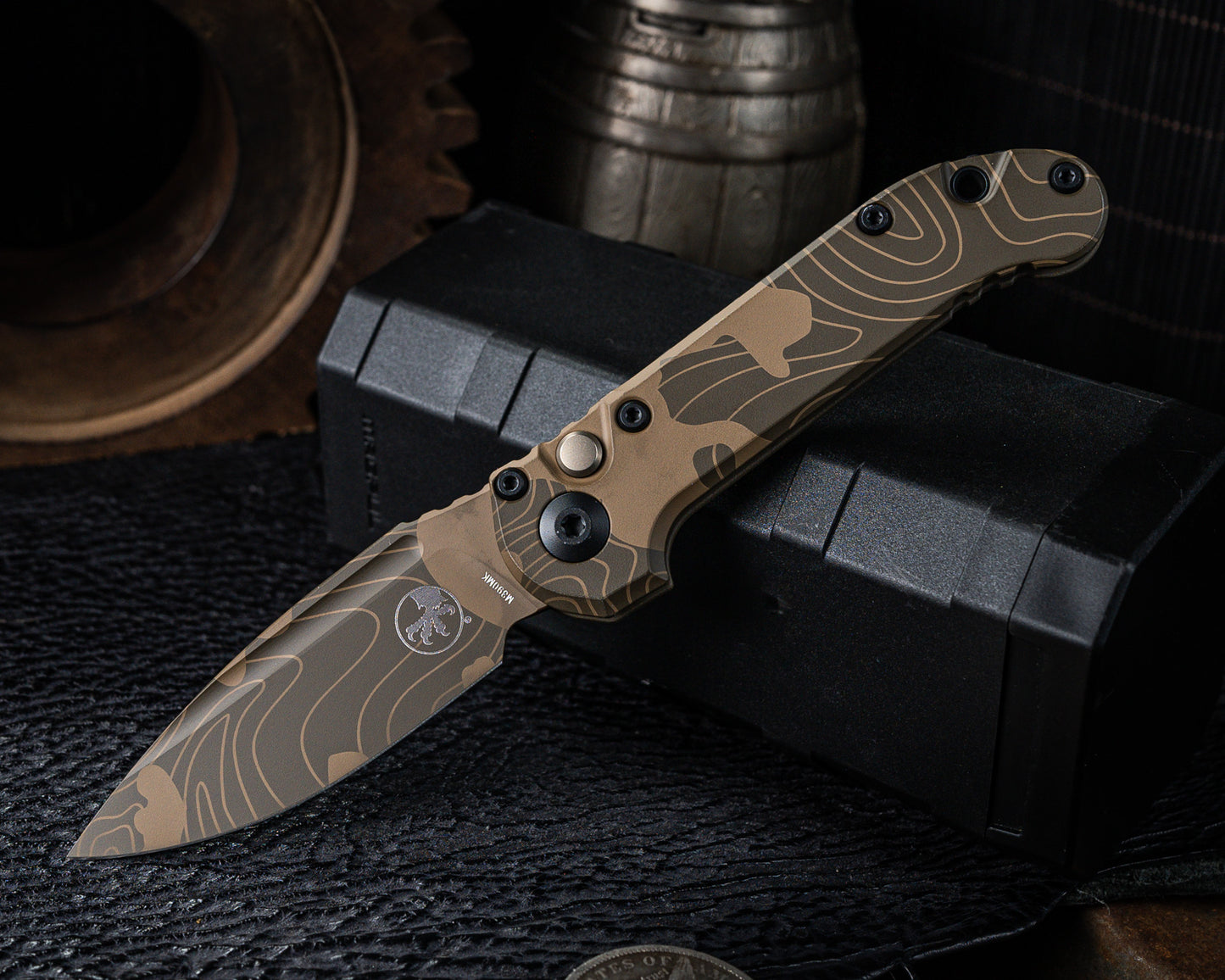 Microtech LUDT Gen III Signature Series Topographic Badlands Camo Standard