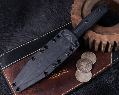 Bastinelli Grozo Fixed Blade w/ Black PVD Blade