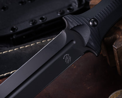 Bastinelli Grozo Fixed Blade w/ Black PVD Blade