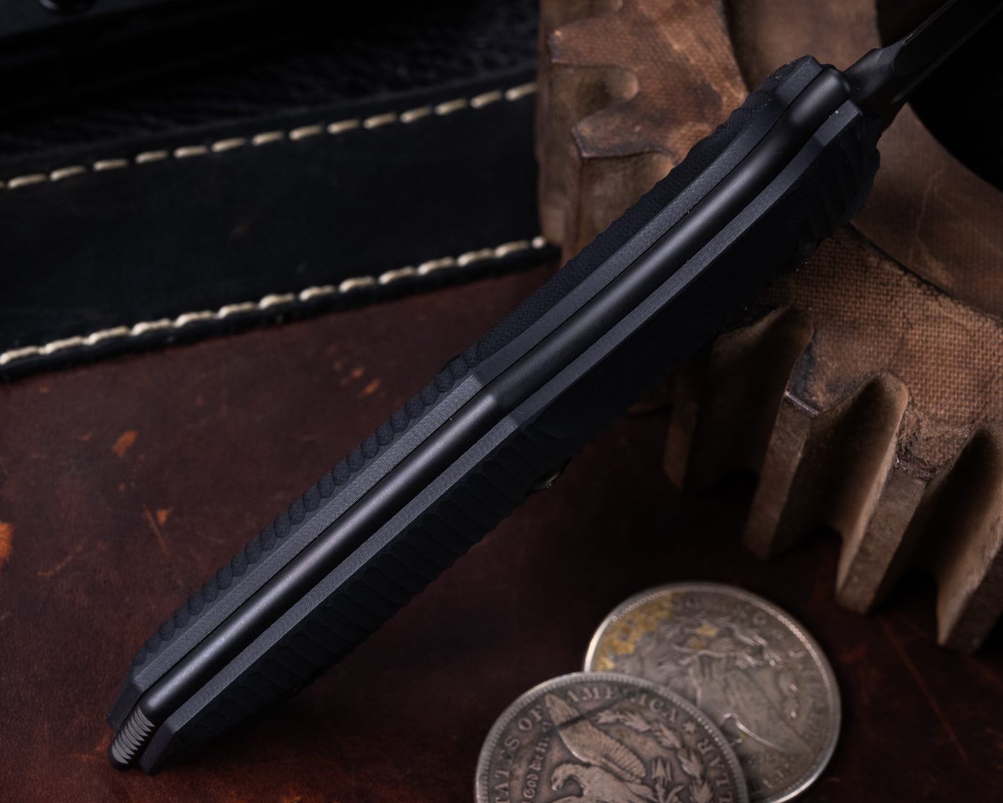 Bastinelli Grozo Fixed Blade w/ Black PVD Blade