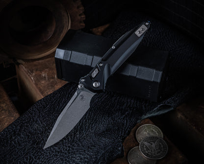 Microtech Socom Delta Ram-Lok S/E Stonewash Standard Black