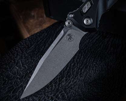 Microtech Socom Delta Ram-Lok S/E Stonewash Standard Black
