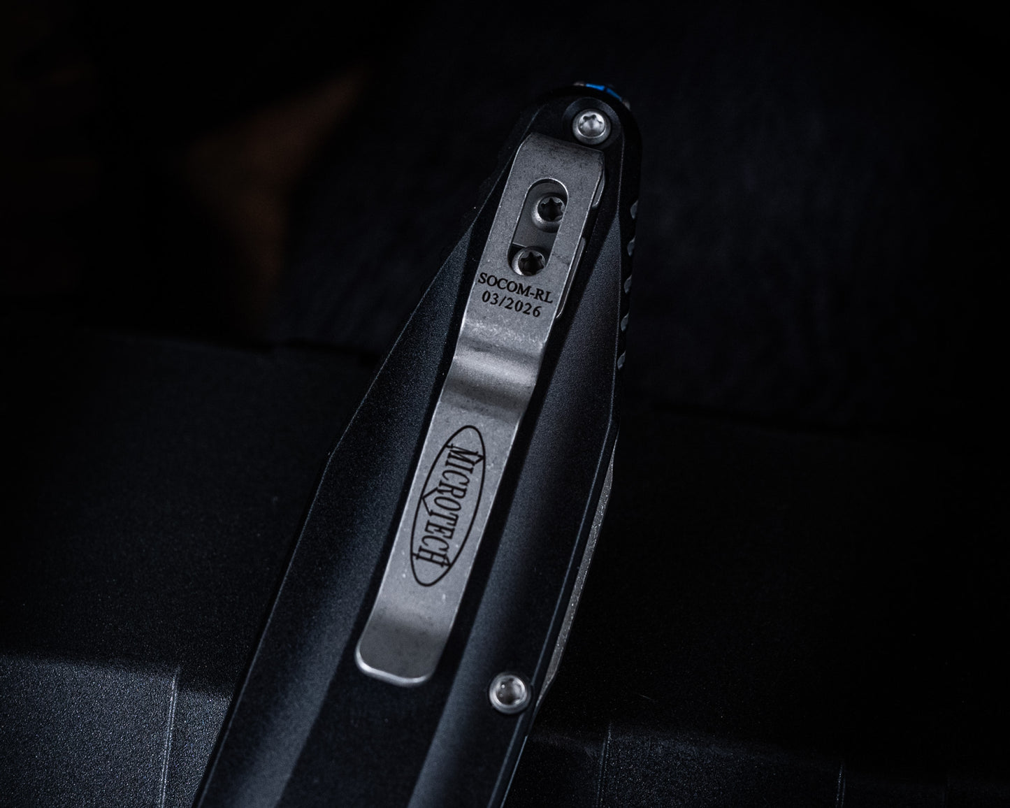 Microtech Socom Delta Ram-Lok S/E Stonewash Standard Black