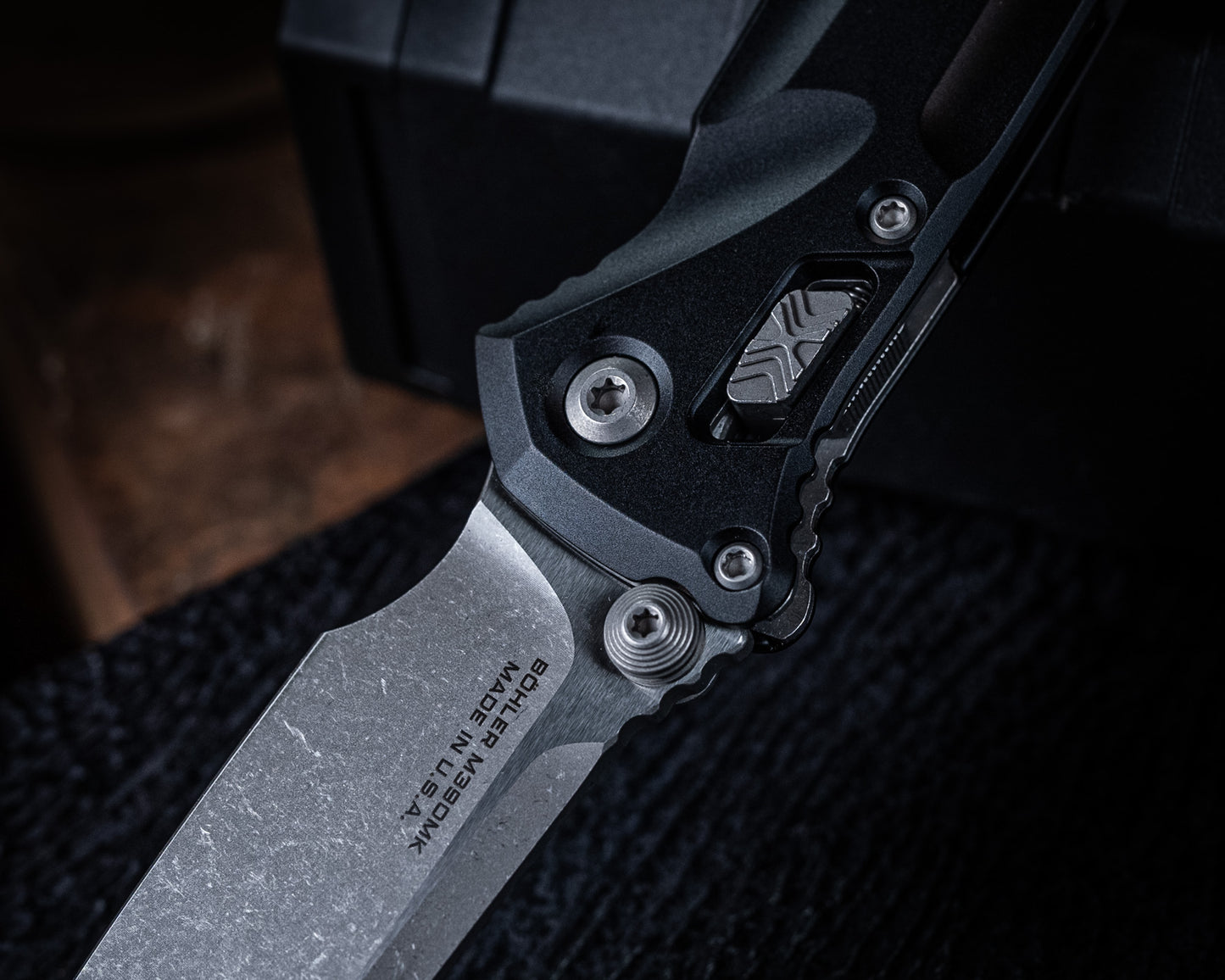 Microtech Socom Delta Ram-Lok S/E Stonewash Standard Black