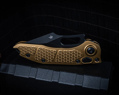 Stitch Auto Tan Standard Black 3.75" Blade