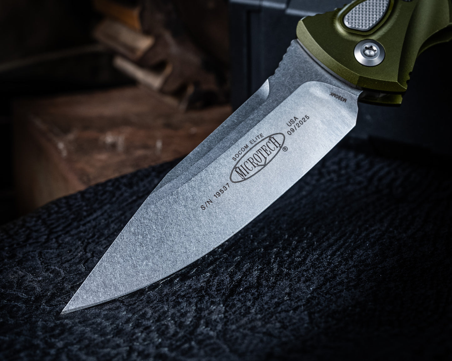 Socom Elite Auto OD Green Stonewash Standard