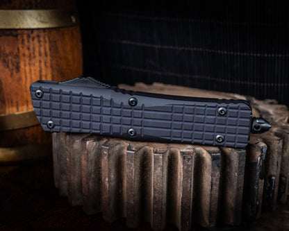 Microtech Combat Troodon D/E Delta Frag Fluted DLC Standard DLC Hardware Nickel Boron Internals Signature Series