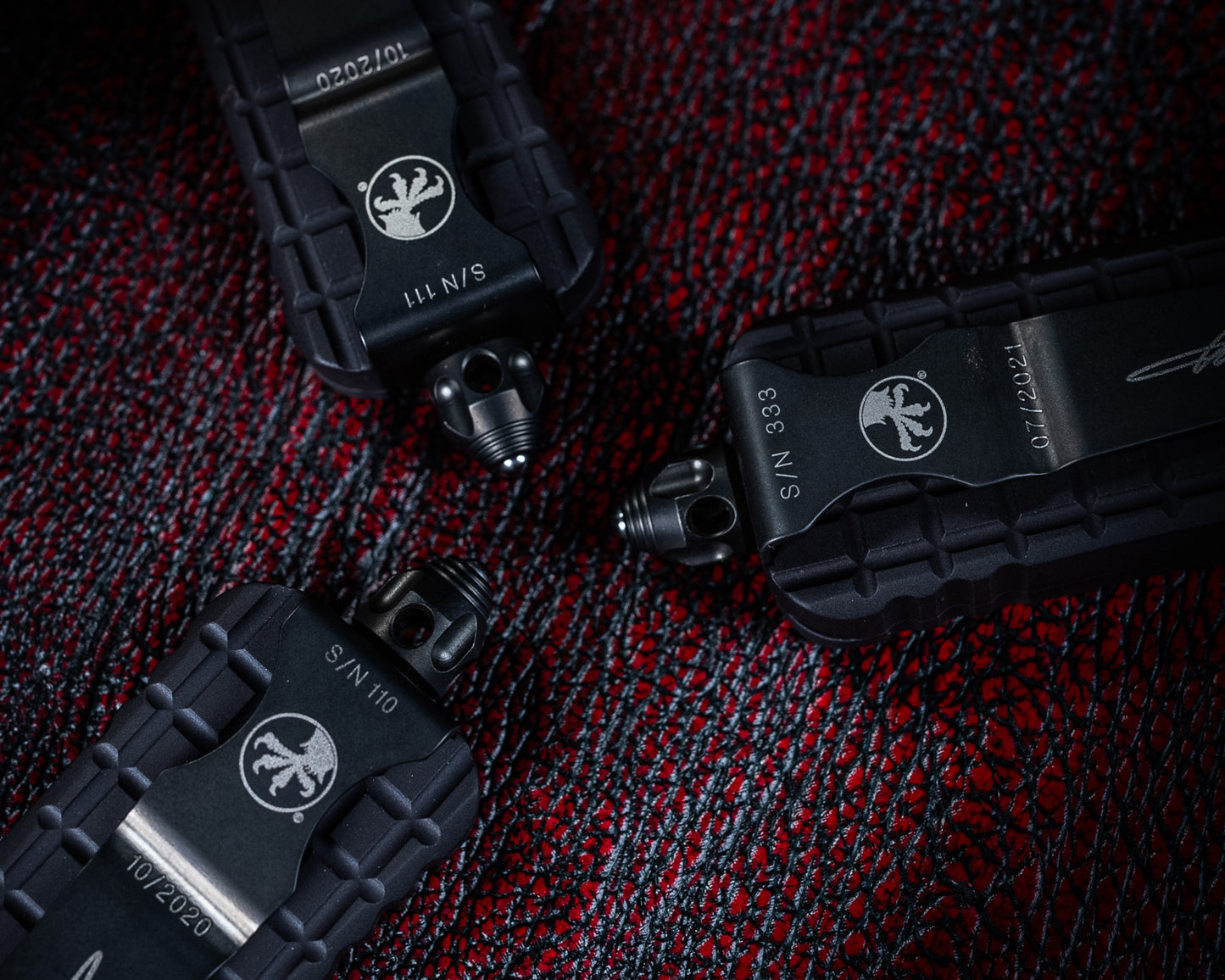 Microtech Combat Troodon D/E Delta Frag Fluted DLC Standard DLC Hardware Nickel Boron Internals Signature Series
