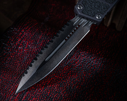 Microtech Scarab II D/E Gen III D/E Shadow DLC Full Serrated