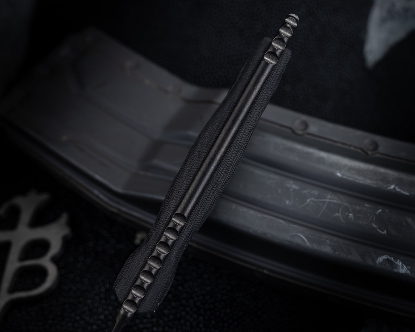 Microtech SBK Signature Series DLC 5" Blade w/ Carbon Fiber Handles