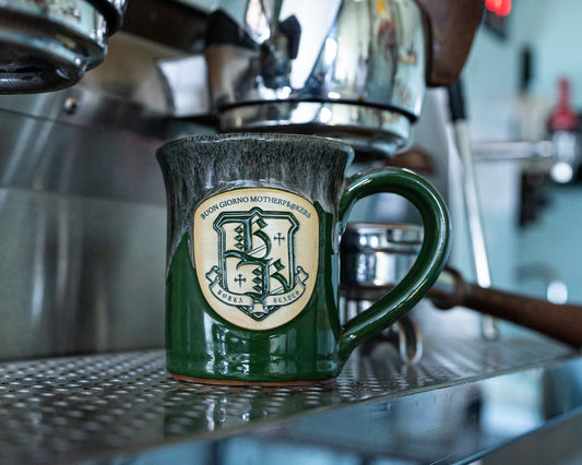 Green Borka Crest Coffee Mug