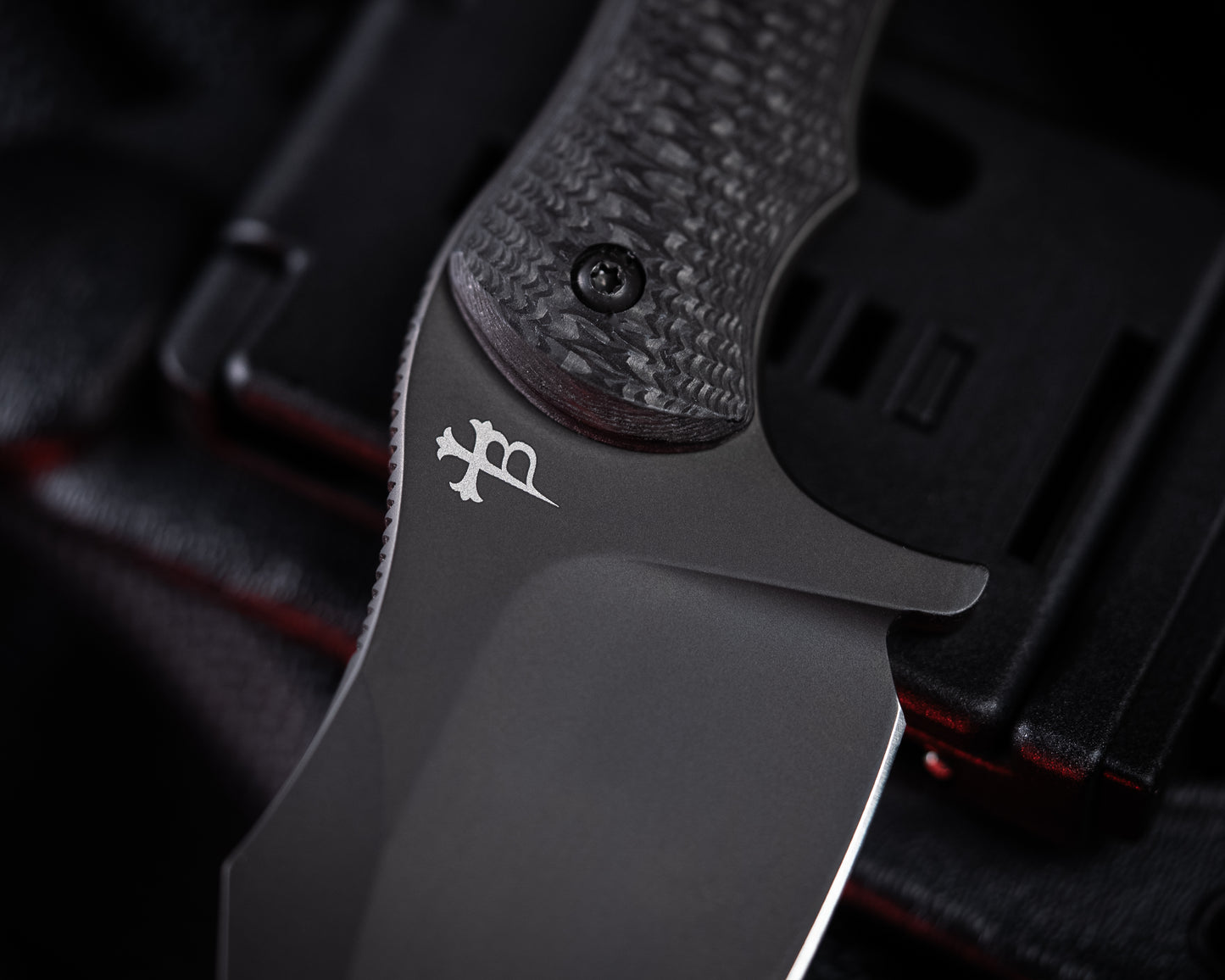 SRambit Black PVD Blade w/ Carbon Fiber Handle