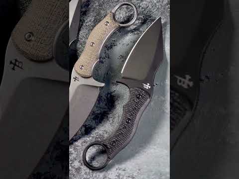 Borka Blades - Srambit Black PVD Blade w/ Carbon Fiber Handle and